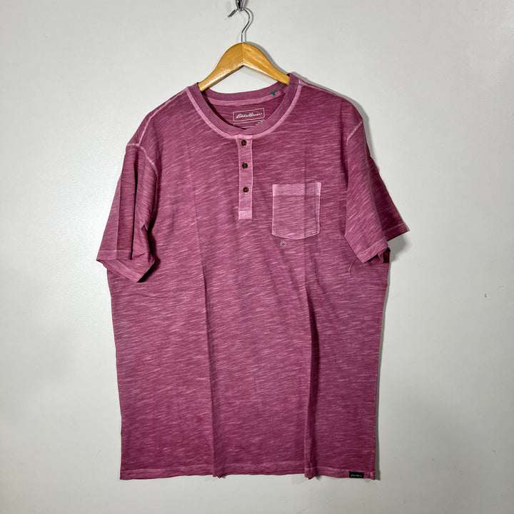 EDDIE BAUER HEN LEY COLLAR COTTON TSHIRT