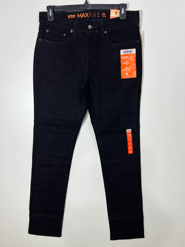 URBAN PIPELINE SLIM FIT MAX FLEX BUILT IN FLEX DURABLE STRETCH FABRIC COMFORT THAN MOVES WITH YOU RETAINS SHAPE DENIM PANT BRAND NEW WITH STRETCH