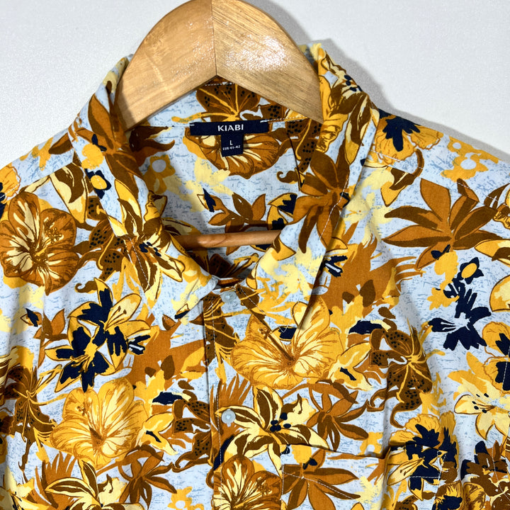 KIABI SAFARI COLLAR HALF SLEEVES SHIRT