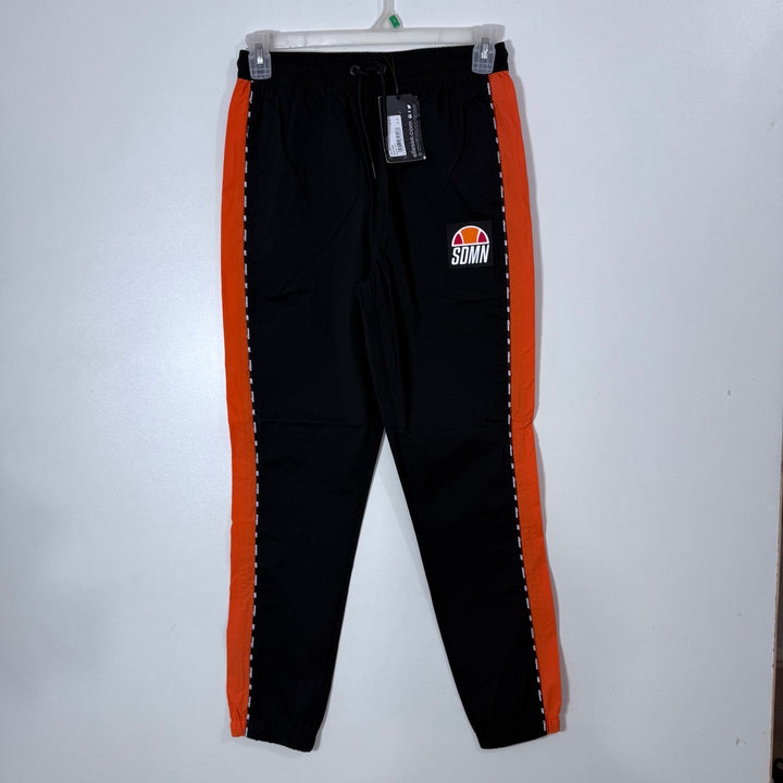 ELLESSE HYBRID PARACHUTE SPORT TROUSER BRAND NEW BLACK COLOUR WITH STRETCH