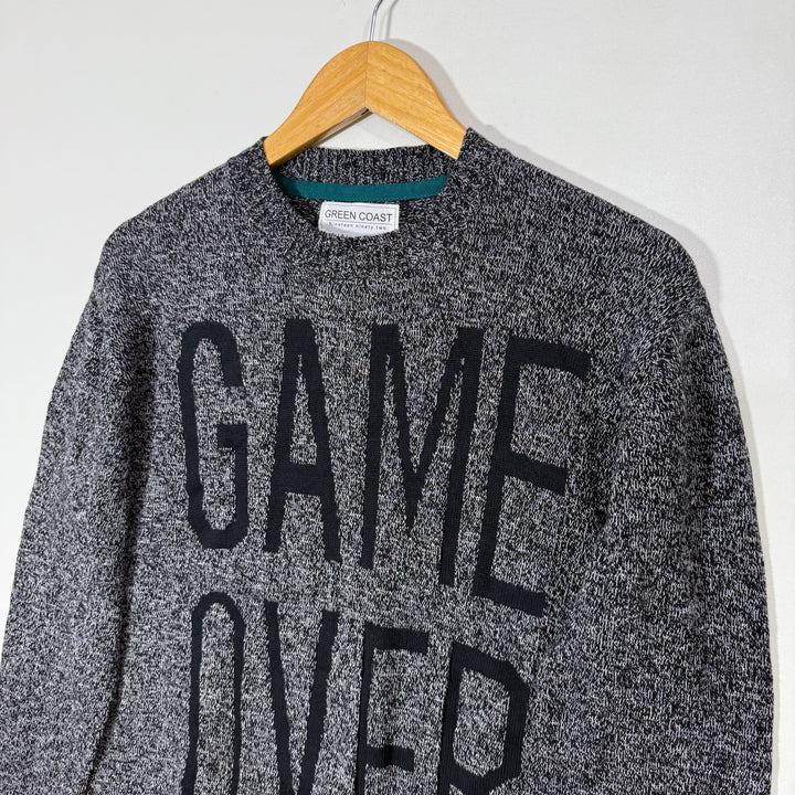 GREEN COAST COTTON KNITTED SWEATER