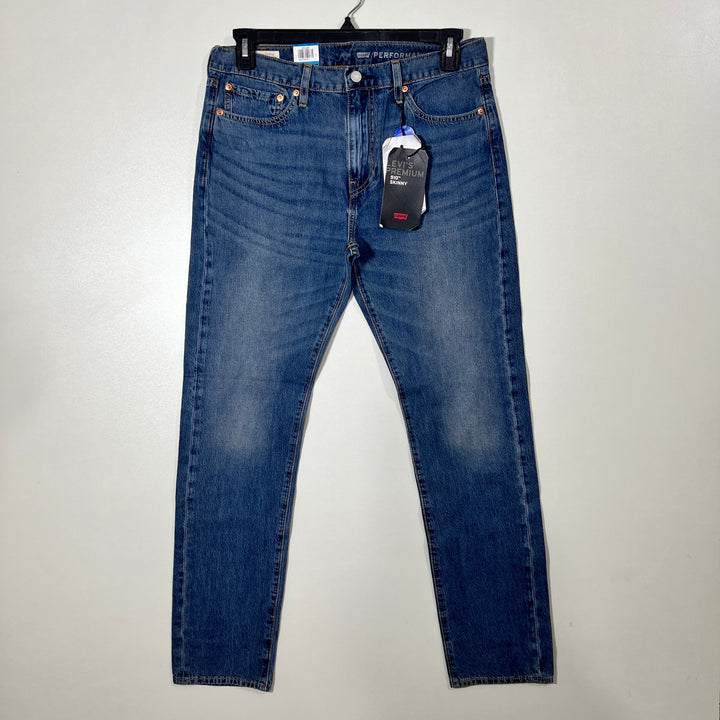 LEVIS 510 SKINNY FIT  PERFORMANCE TRANS DRY COOL DENIM PANT BRAND NEW