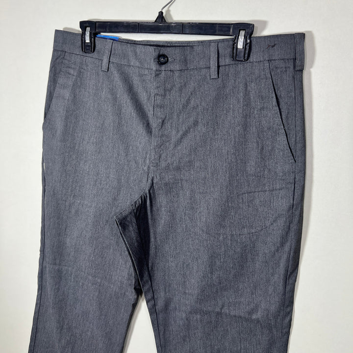 CROFT & BARROW CLASSIC FIT EASY CARE STRETCH WAISTBAND STRETCH FABRIC MACHINE WASHABLE COTTON CHINO PANT BRAND NEW GREY COLOUR