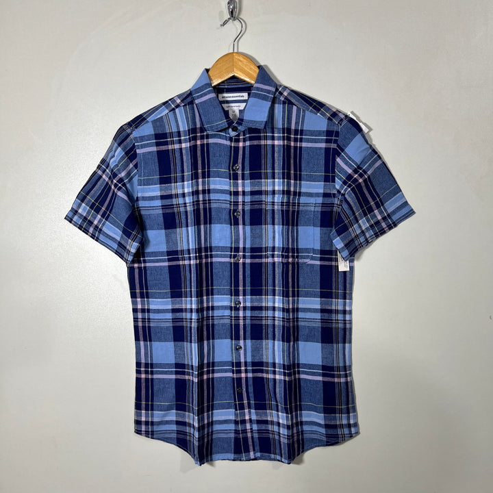 AMAZON ESSENTIAL HALF SLEEVES LINEN SHIRT BRAND NEW