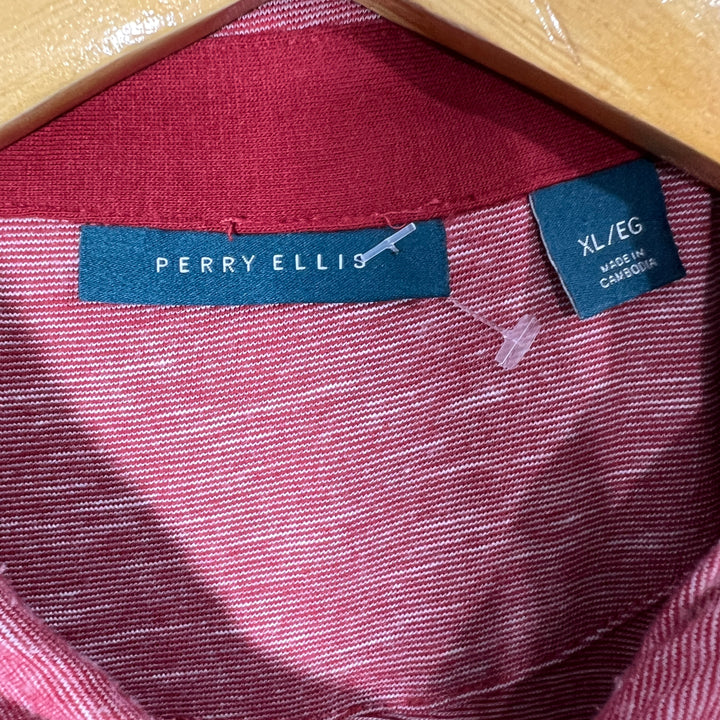 PERRY ELLIS COTTON POLO TSHIRT