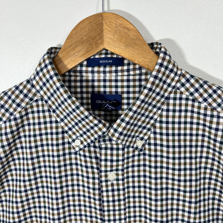 GANT BUTTON DOWN CHECKERED SHIRT BRAND NEW