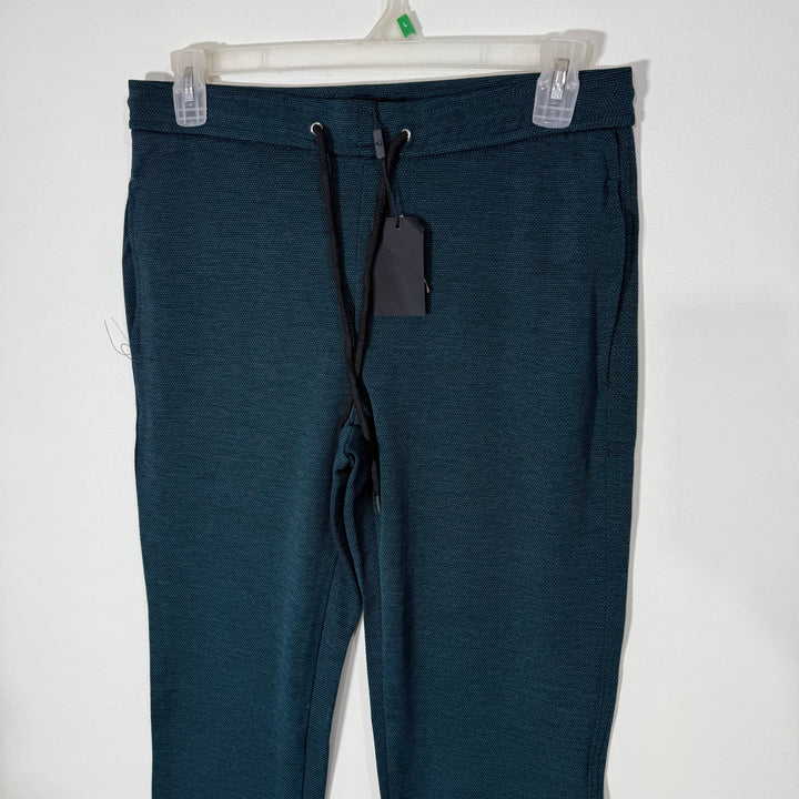 SEVEN MEN SLIM FIT KNITWEAR CASUAL TROUSER BRAND NEW WITH STRETCH GREEN COLOUR