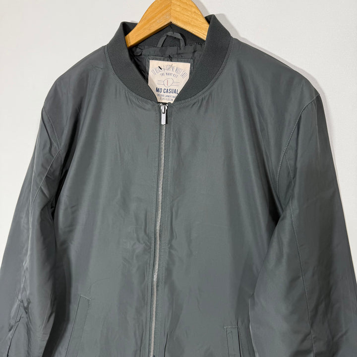 MO CASUAL BEN COLLAR BOMBER JACKET