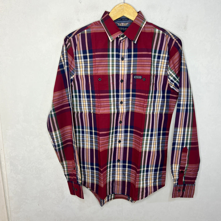 US POLO ASSN DOUBLE POCKETS CASUAL COTTON SHIRT