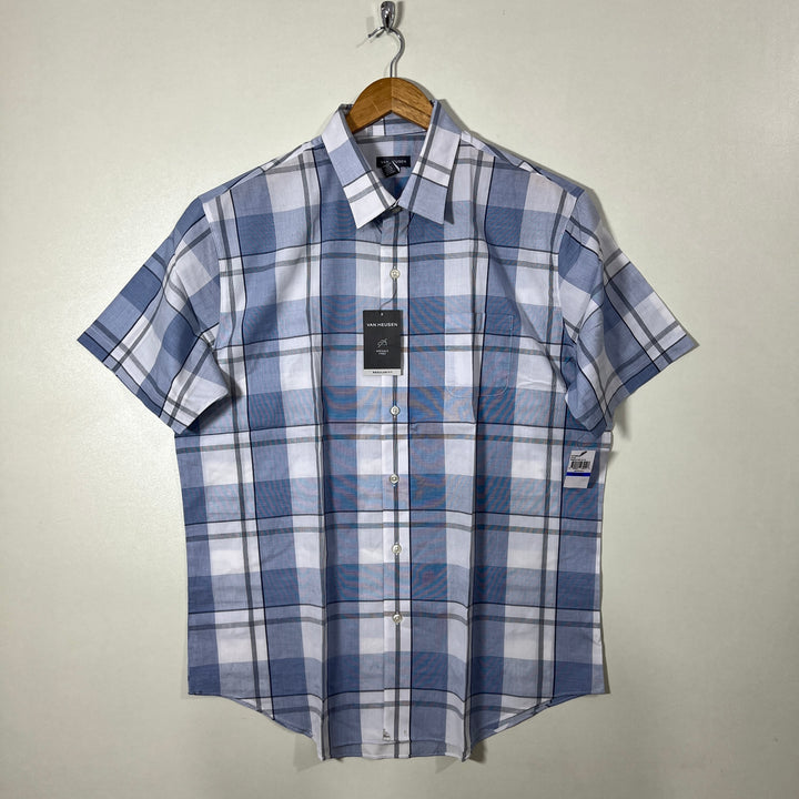 VAN HEUSEN HALF SLEEVES COTTON SHIRT BRAND NEW