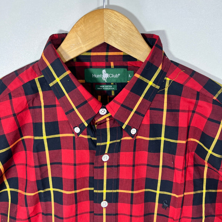 HUNT CLUB BUTTON DOWN CASUAL COTTON SHIRT