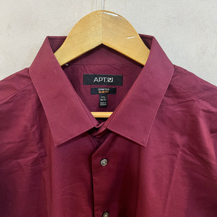 APT.9 SLIM FIT FORMAL COTTON SHIRT WITH STRETCH