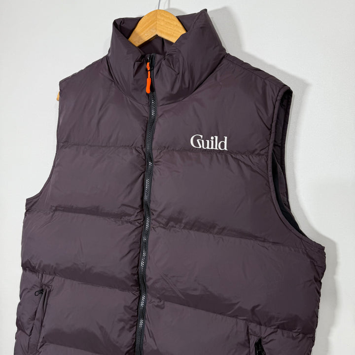 GUILD SLEEVES LESS PUFFER JACKET