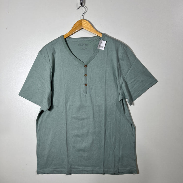 COTTON PN HENLEY COTTON TSHIRT BRAND NEW