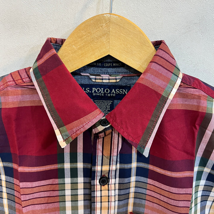 US POLO ASSN DOUBLE POCKETS CASUAL COTTON SHIRT