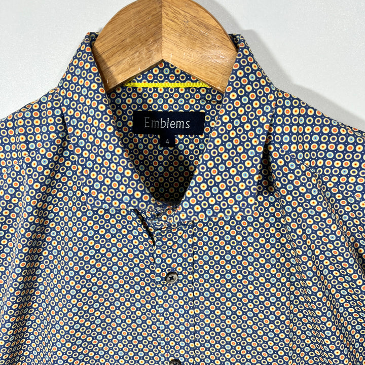 EMBLEMS CASUAL COTTON SHIRT