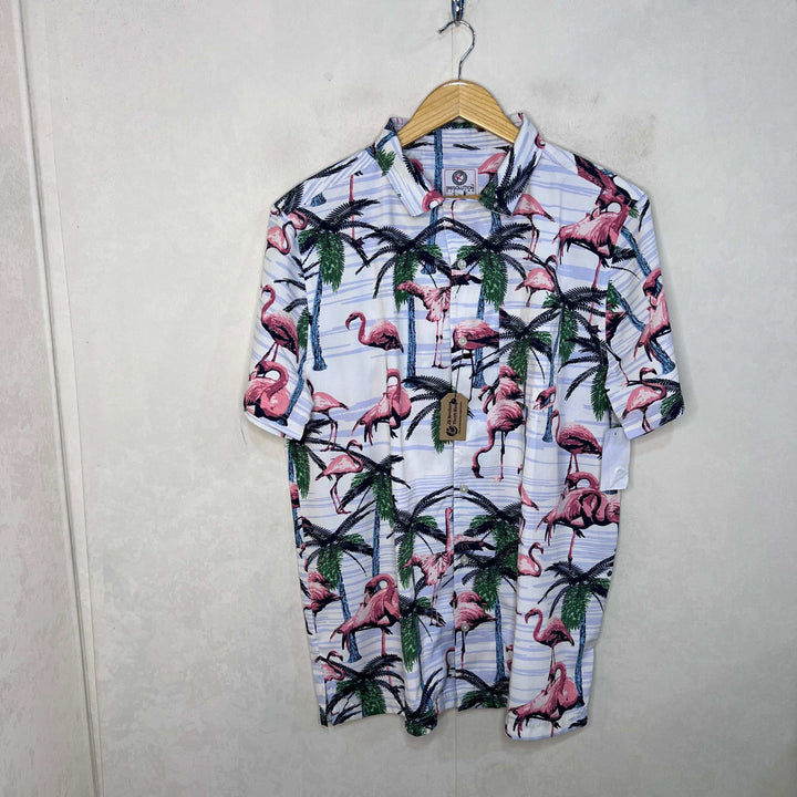 RESOLUTION HALF SLEEVES SAFARI COLLAR HAWAI SHIRT BRAND NEW - JS BROTHERS 