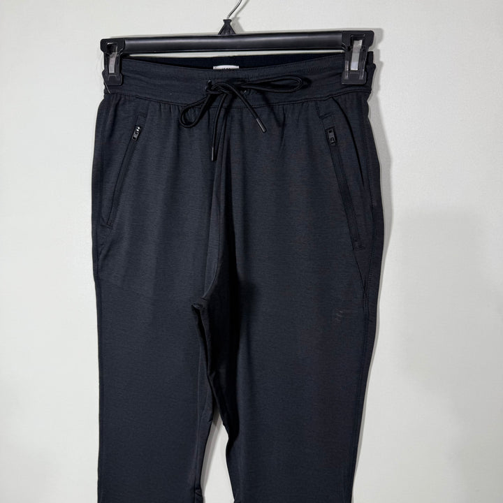 H&M SPORT TRAINING TROUSER WITH SIDE ZIP POCKETS DARK GREY COLOUR