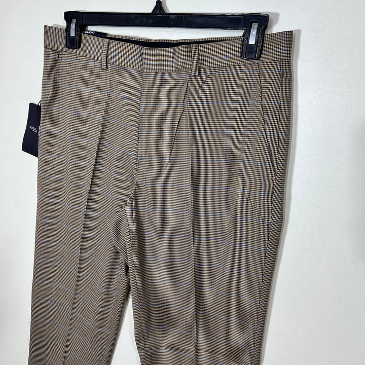 VILLAIN LONDON CHECKERED DRESS PANT BRAND NEW WITH STRETCH
