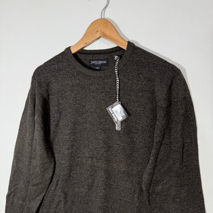 JUST JEANS COTTON SWEATER BRAND NEW DARK GREEN COLOUR