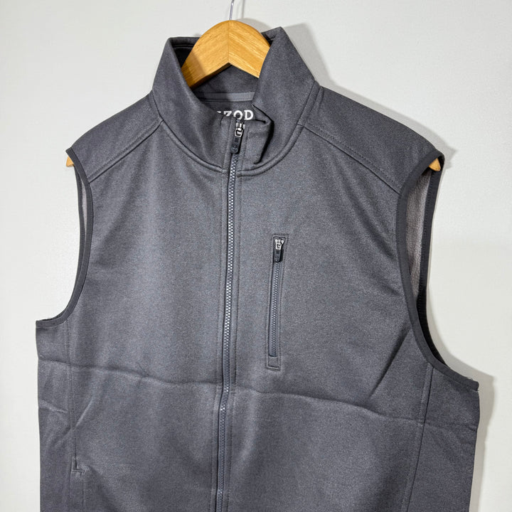 IZOD ADVANTAGE PERFORMANCE SLEEVES LESS FLEECE JACKET WITH STRETCH