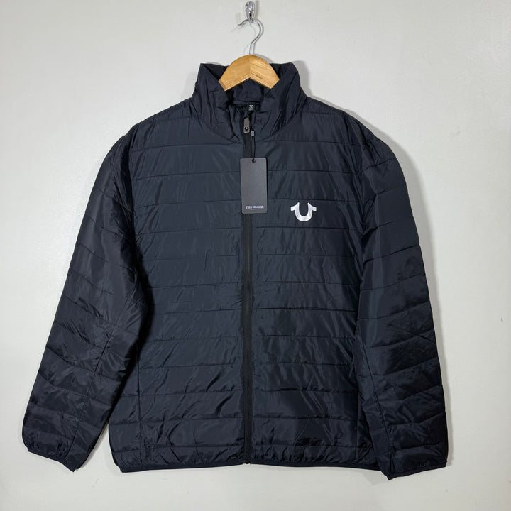 TRUE RELIGION LIGHT PUFFER JACKET BRAND NEW BLACK COLOUR