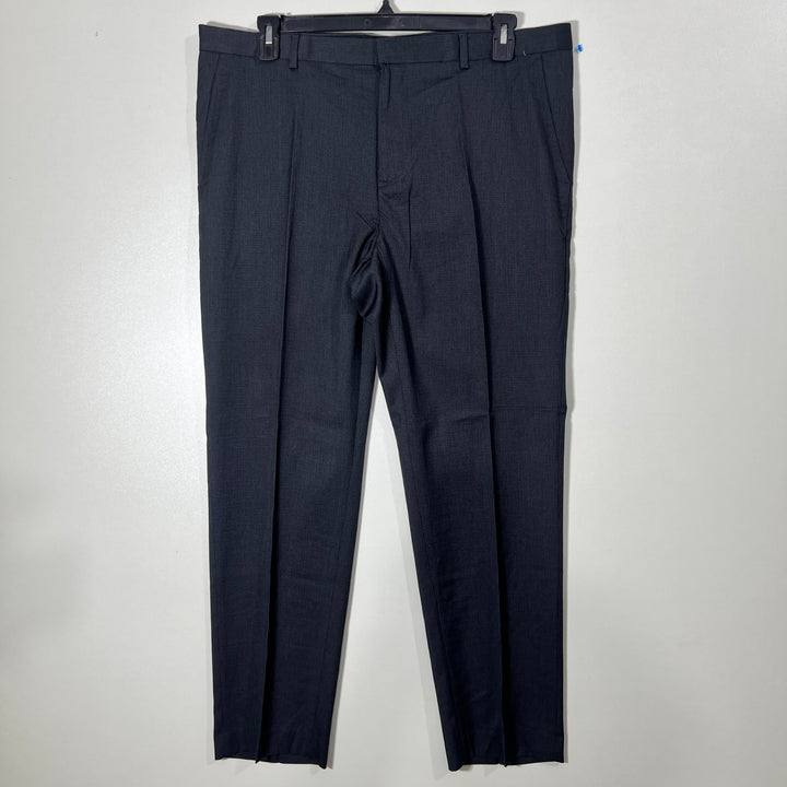 CALVIN KLEIN SLIM FIT CHECKERED DRESS PANT WITHOUT STRETCH