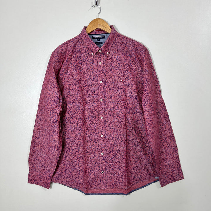 TOMMY HILFIGER BUTTON DOWN CASUAL COTTON SHIRT