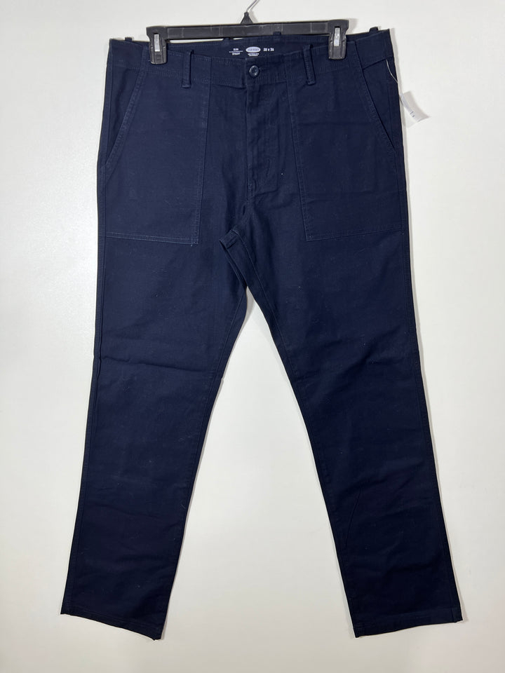 OLD NAVY STRAIGHT FIT COTTON PANT BRAND NEW DARK BLUE COLOUR