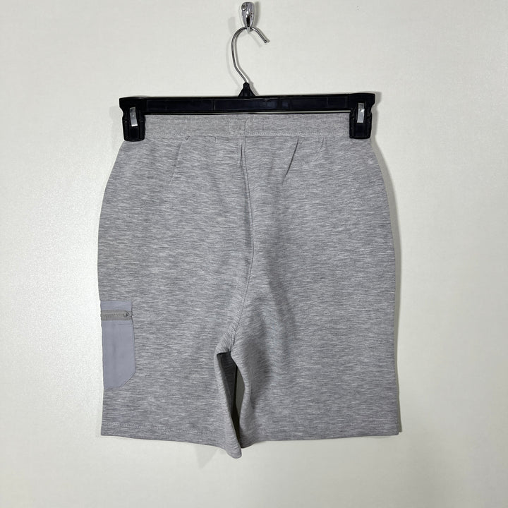 NYC SWEAT SHORT WITH SIDE ZIP POCKETS