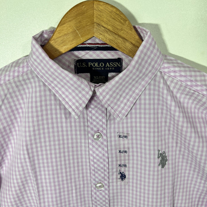 US POLO ASSN CHECKERED SHIRT BRAND NEW