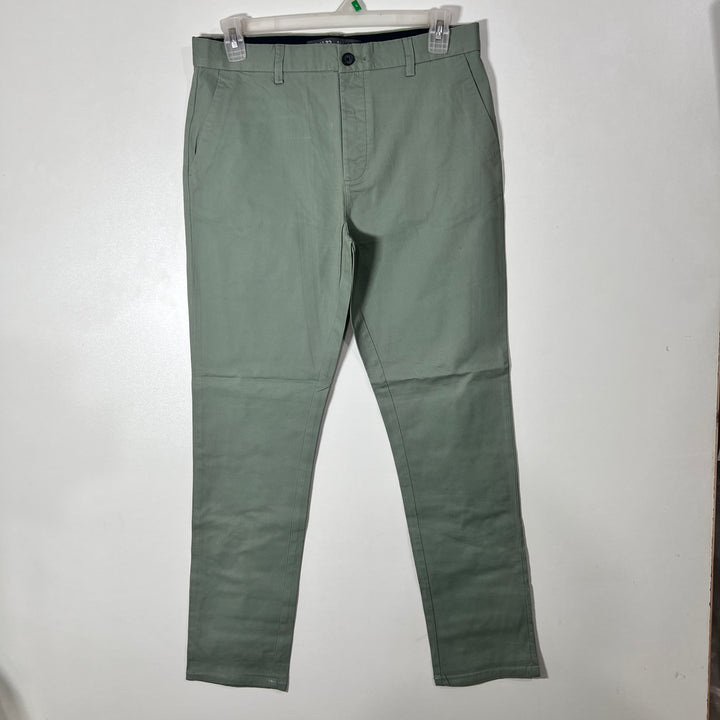 DENIM & CO SLIM FIT COTTON CHINO PANT WITH STRETCH