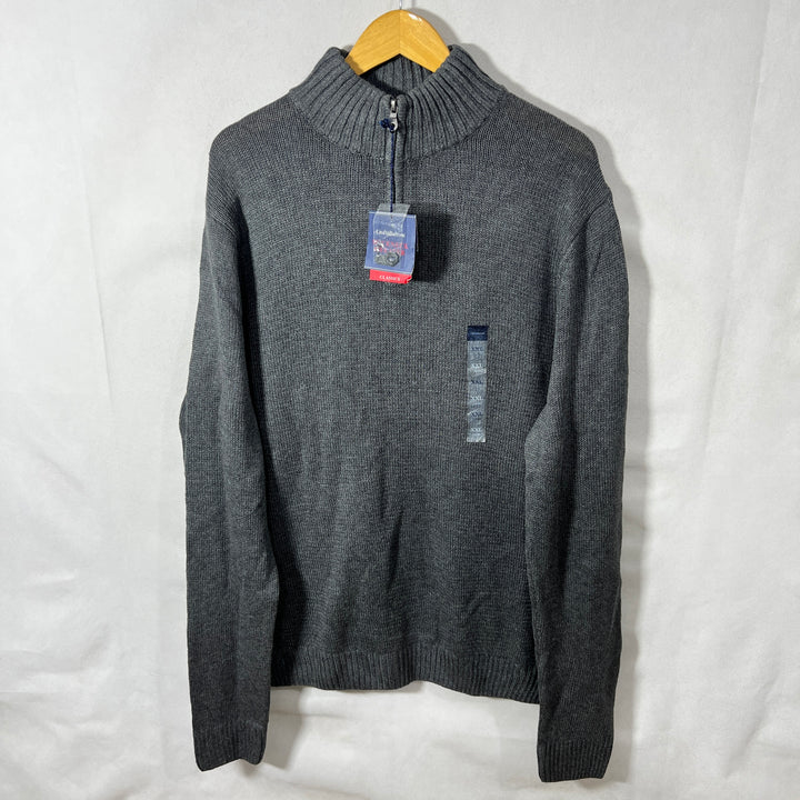 CROFT & BARROW MOCK NECK HALF ZIP SWEATER BRAND NEW