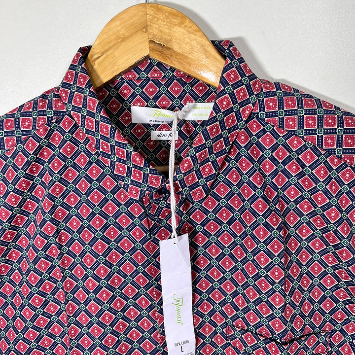 TOPMANSLIM FIT HALF SLEEVES SHIRT BRAND NEW