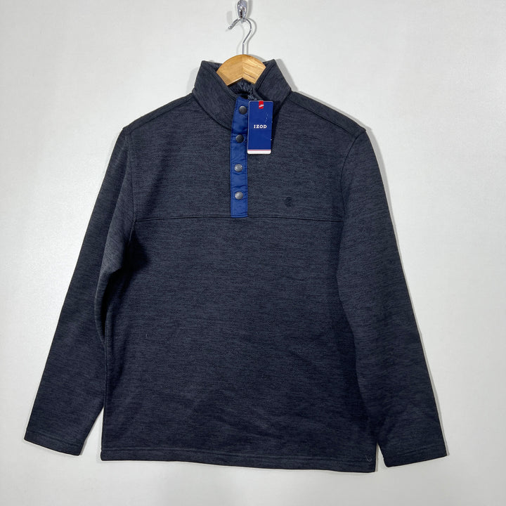 IZOD 4 BUTTON FLEECE PULLOVER BRAND NEW