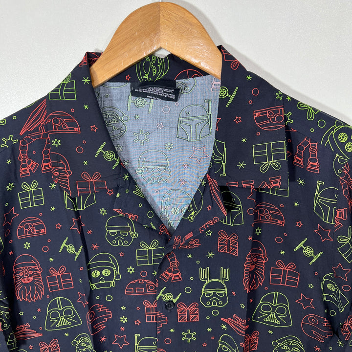STAR WARS SAFARI COLLAR HALF SLEEVES HAWAI SHIRT