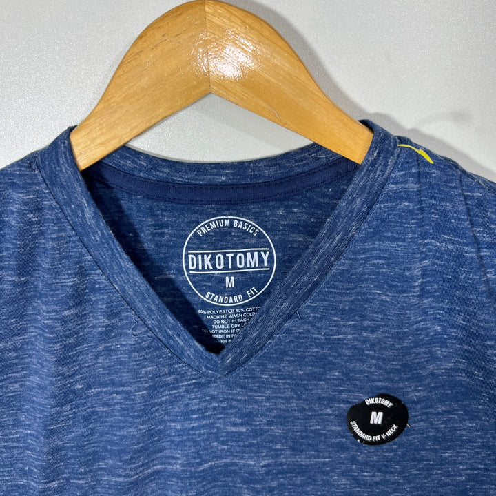 DIKOTOMY STANDARD FIT V NECK SUPER SOFT TSHIRT BRAND NEW
