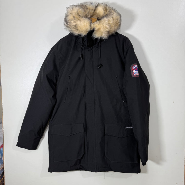 SUBPRIME LONG LENGHT PARKA JACKET WITH HOOD