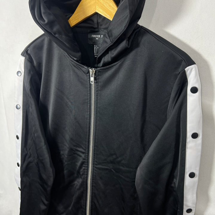 FOREVER 21 SPORT JACKET INNER FLEECE WITH HOOD