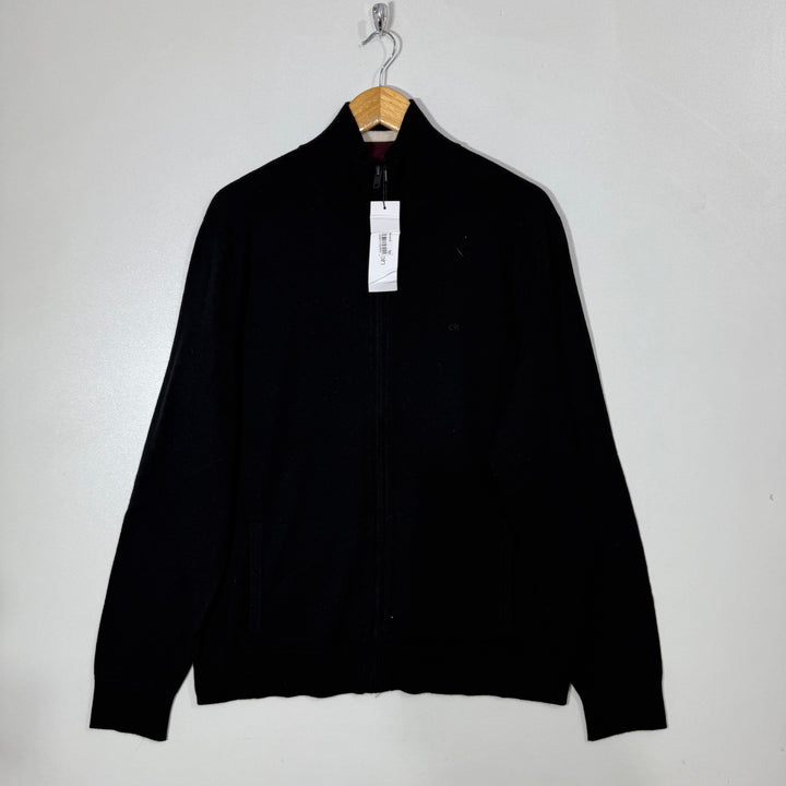 CALVIN KLEIN EXTRA FINE MERINO WOOL SWEATER BRAND NEW BLACK COLOUR