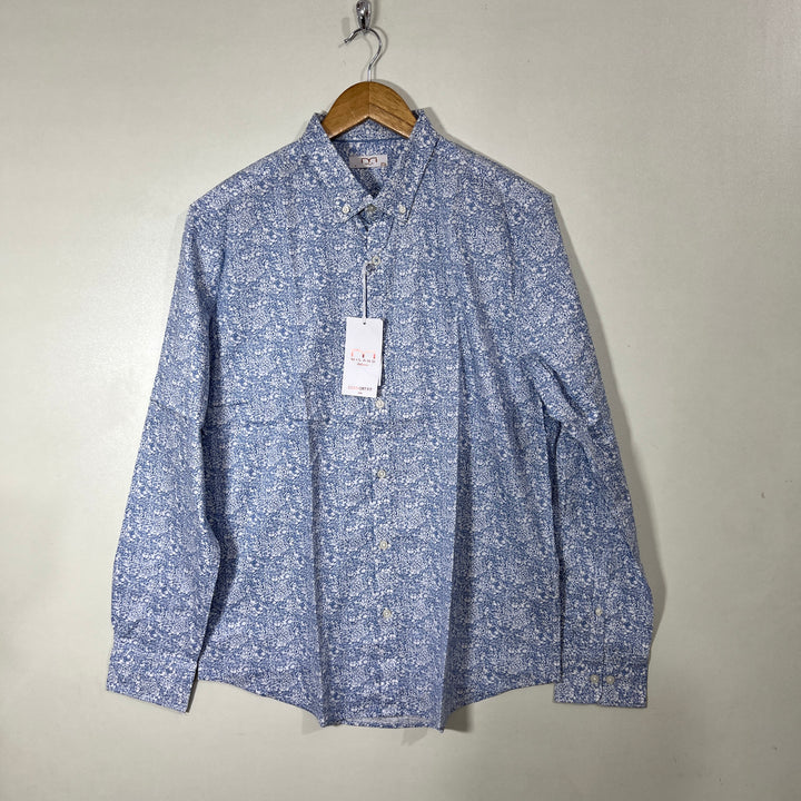 MILANO COLLECTION BUTTON DOWN CASUAL COTTON SHIRT BRAND NEW