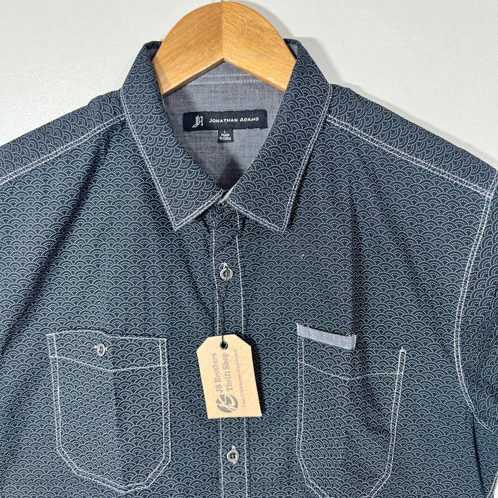 JONATHAN ADAMS DOUBLE POCKETS HALF SLEEVES SHIRT