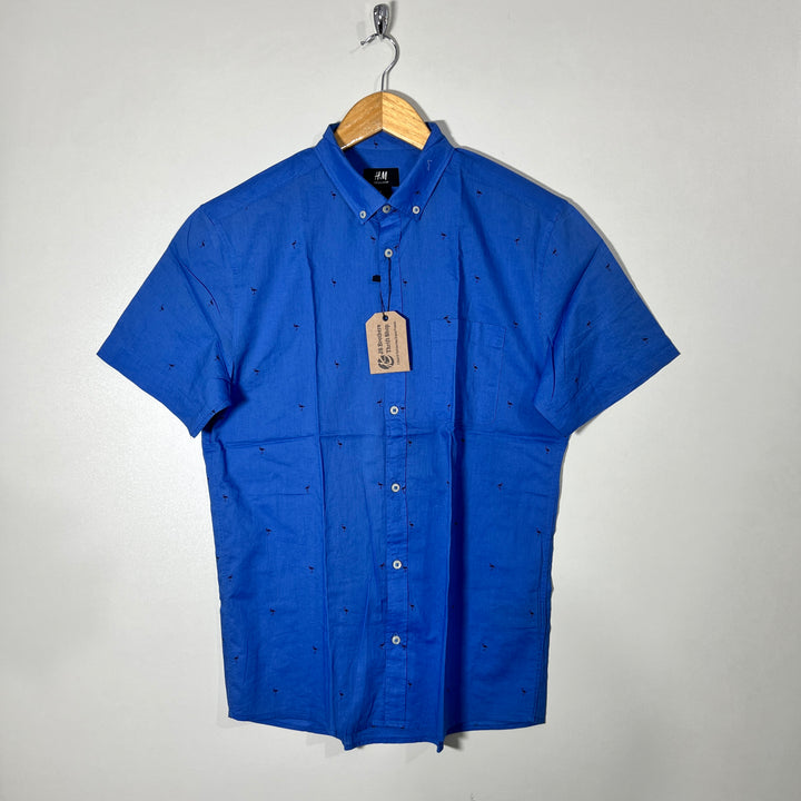 H&M BUTTON DOWN HALF SLEEVES SHIRT