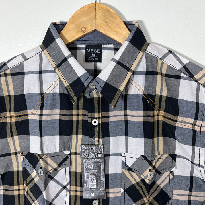 VESE DOUBLE POCKETS HALF SLEEVES SHIRT BRAND NEW