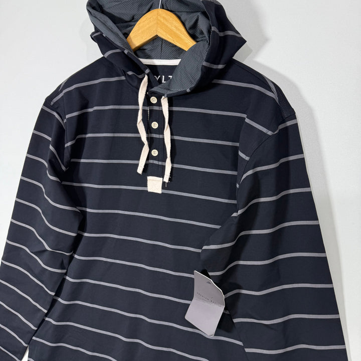 BYLT DROP LUX 3 BUTTON COTTON HOODIE