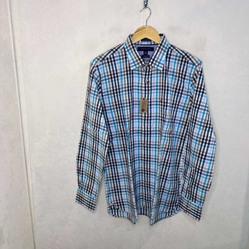 TOMMY HILFIGER CUSTOM FIT LONG SLEEVES COTTON CASUAL SHIRT - JS BROTHERS 