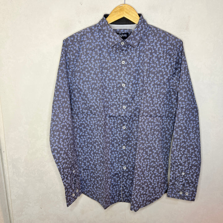 ONE DAY AWAY PRINTED CASUAL COTTON SHIRT