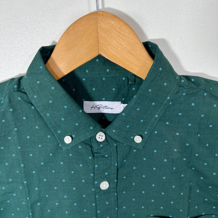 H. BROTHERS BUTTON DOWN HALF SLEEVES SHIRT