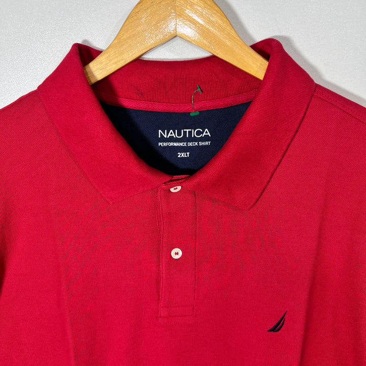 NAUTICA PERFORMANCE COTTON POLO TSHIRT