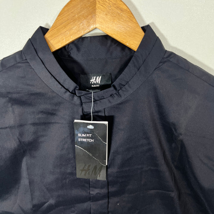 H&M SLIM FIT BEN COLLAR SHIRT BRAND NEW WITH STRETCH